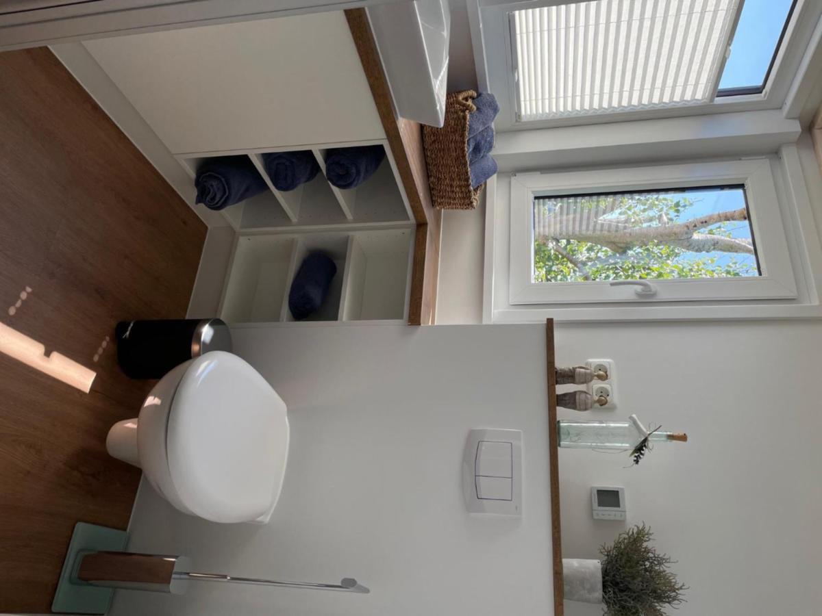 Villa Tiny House Moritz Fedderwardersiel Esterno foto